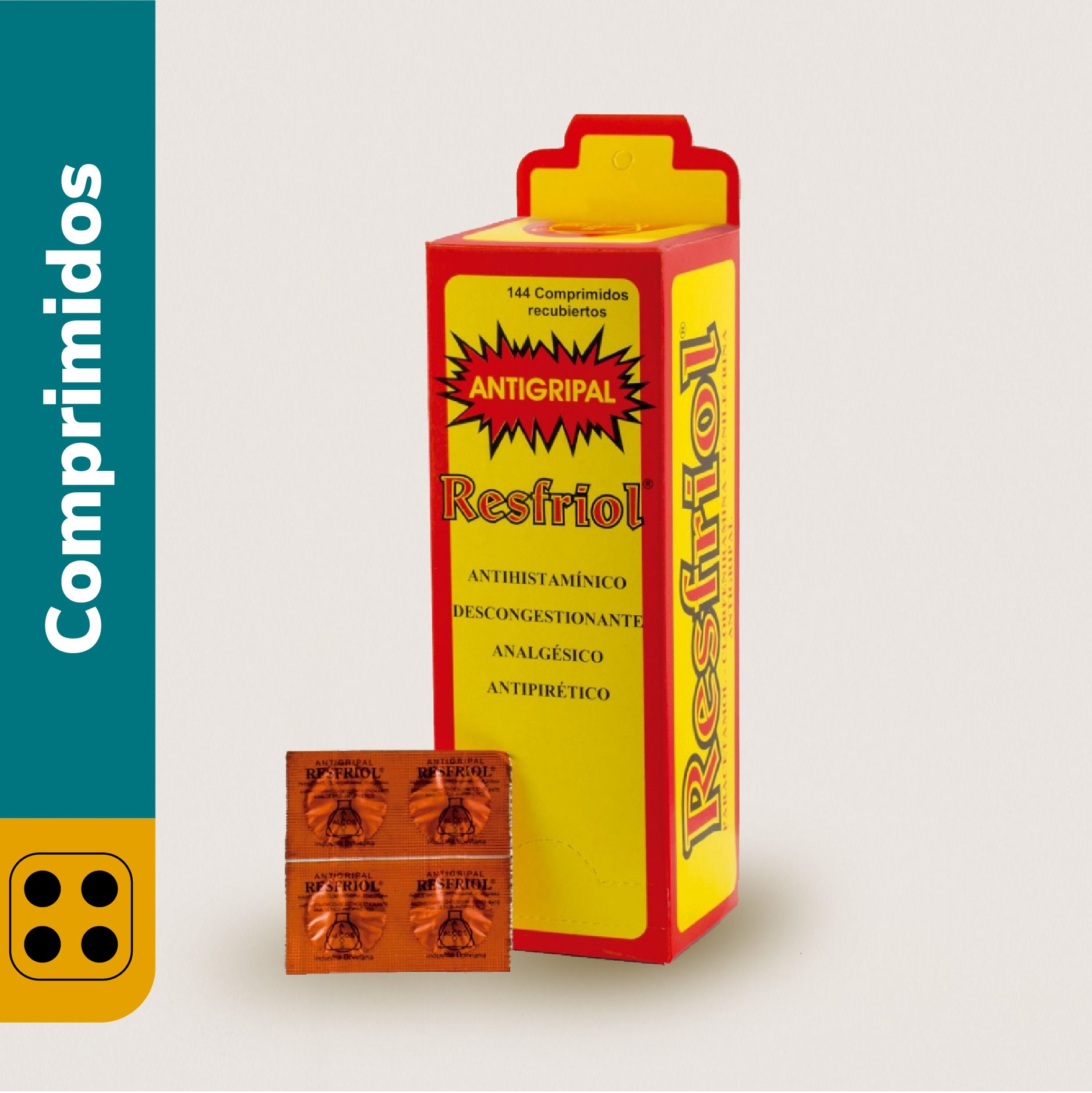 RESFRIOL CAJA X 144 GRAGEAS